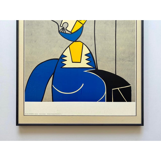 Roy Lichtenstein Vintage 1969 Framed Pop Art Lithograph