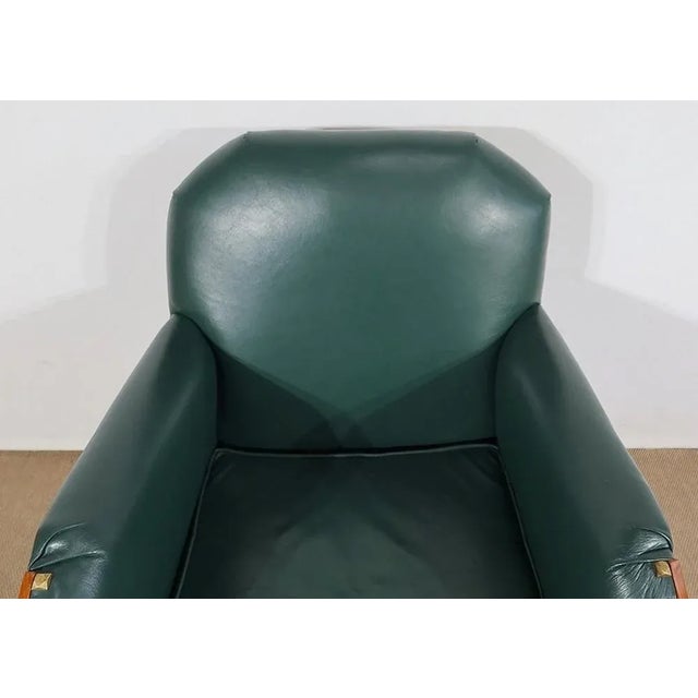 Set of Art Deco Armchairs in Solid Cherry, Early 20th Century For Sale - Image 10 of 18