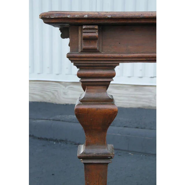 Italian Baroque Walnut Centre Table For Sale - Image 4 of 10