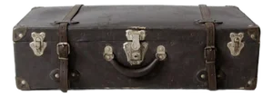 Vintage Travel King Montgomery Ward Suitcase