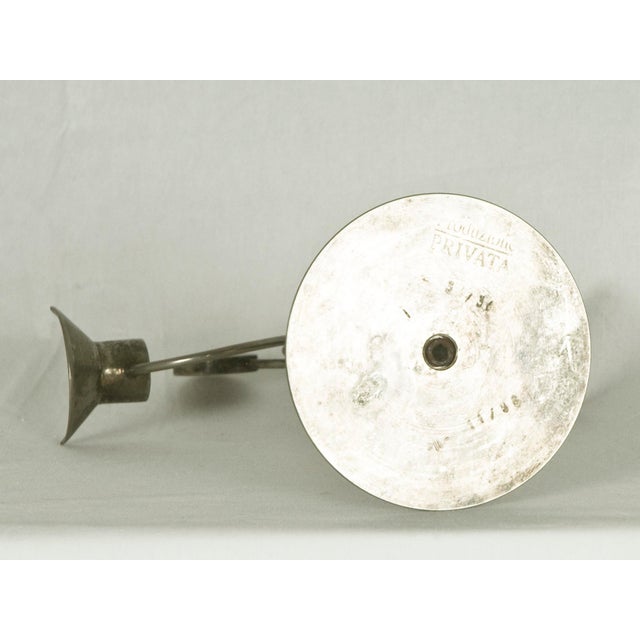 Silver-Plated Metal Candleholder by Michele De Lucchi for Produzione Privata, 1996 For Sale - Image 4 of 5