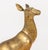 Pair of Stag and Doe Large Brass Sculptures For Sale - Image 4 of 11
