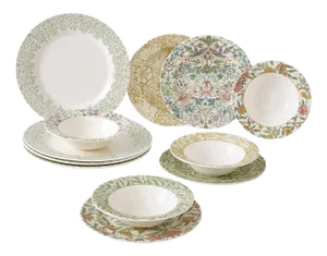 Spode Morris & Co 12-Piece Dinnerware Set, Service for Four