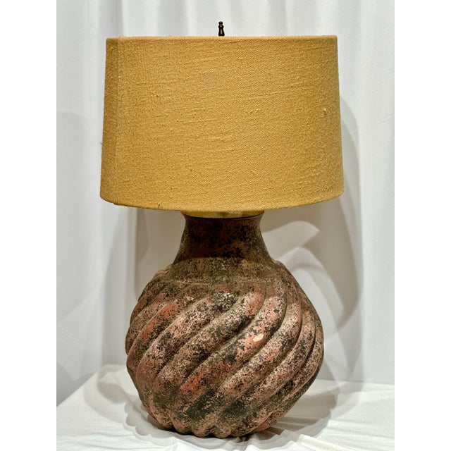 Late 20th Century Organic Post Modern Resin Lamp For Sale - Image 4 of 10