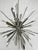 Nickel & Brass "Sunburst" Chandelier by Remains Lighting, Los Angeles Modern For Sale - Image 12 of 18