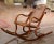 Early 20th Century French Thonet Style Bentwood Child Rocking Chair For Sale - Image 4 of 11