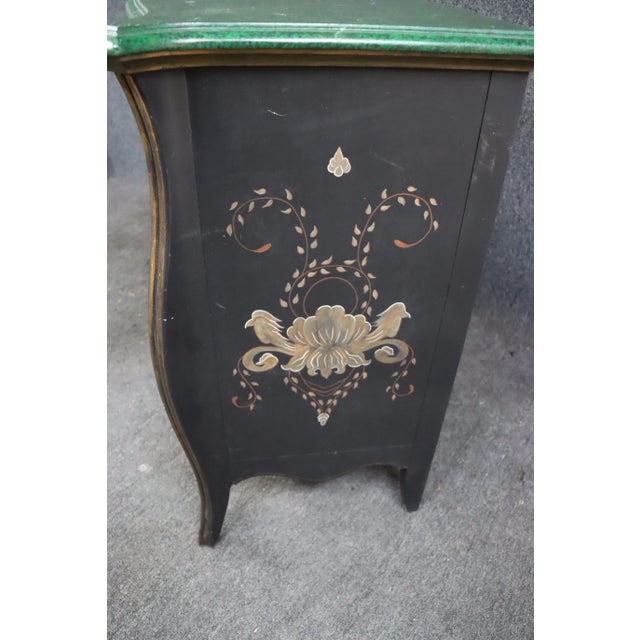 Lexington Furniture Paint Decorated Farm Scene Commode For Sale - Image 4 of 11