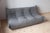 Set of Grey Microfiber Togo 2-and 3-Seat Sofa by Michel Ducaroy for Ligne Roset For Sale - Image 12 of 15