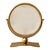 Metal Vintage Brass Round Vanity Mirror For Sale - Image 7 of 12