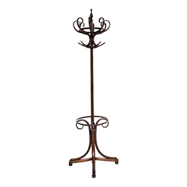 Antique Victorian Bentwood Coat Rack, 1880s For Sale