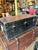 Black Mid-Century Modern Industrial Us Military Footlocker Trunk With Original Insert Tray For Sale - Image 8 of 12