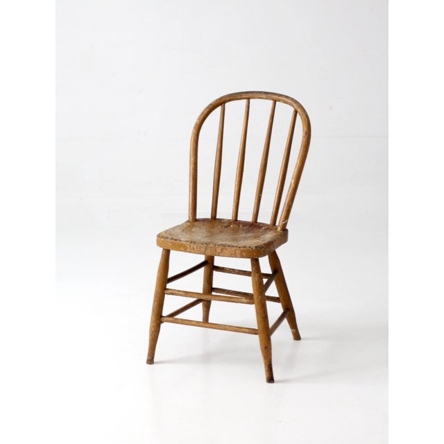 Antique Windsor Farmhouse Chair For Sale - Image 11 of 18