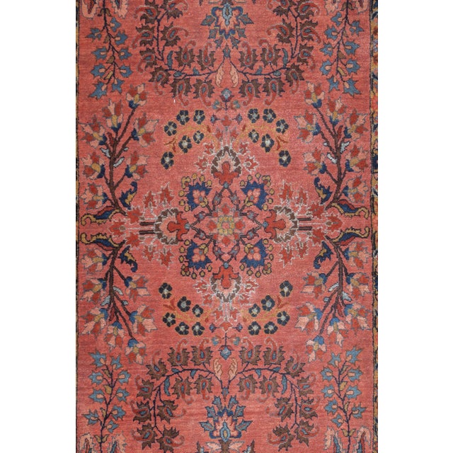 Persian Fine Antique Persian Mohajeran Sarouk Rug 2'6'' X 4'10'' For Sale - Image 3 of 10