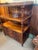 Antique Mahogany English Etegere Dumb Waiter Three Tiered Trolly With Drawers For Sale - Image 4 of 9