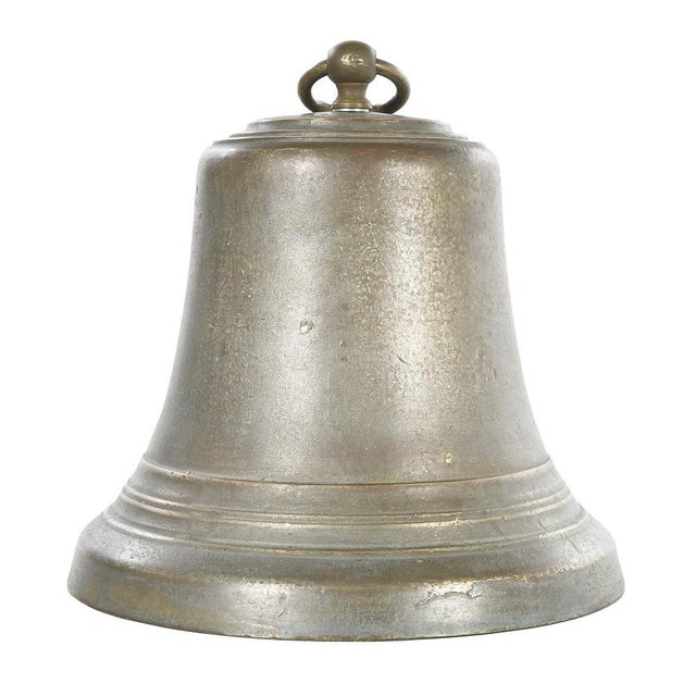 19th century bell in bronze. 19th century bronze bell. This bell is in bronze and is designed to be suspended from a...