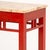 Late 20th Century James Mont Style Marble Top Red Stained Oak Console Table For Sale - Image 5 of 7