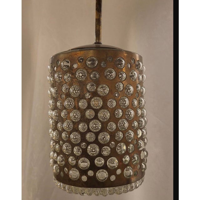 Mid-Century Modern 1950's Rupert Nikoll Hanging Bubble Lamp For Sale - Image 3 of 9