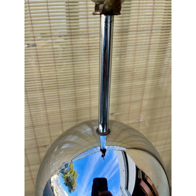 Mid Century Modern Chrome Stacked Ball Table Lamp in the Kovacs's Style. Circa 1970s For Sale In Miami - Image 6 of 15