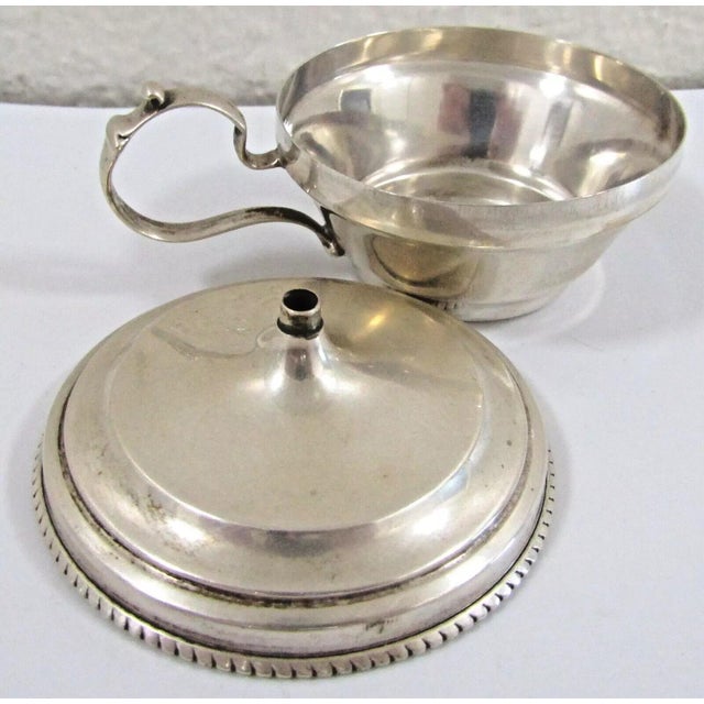 Early 20th Century Antique H&d Sterling Silver Mustard Pot For Sale - Image 5 of 9