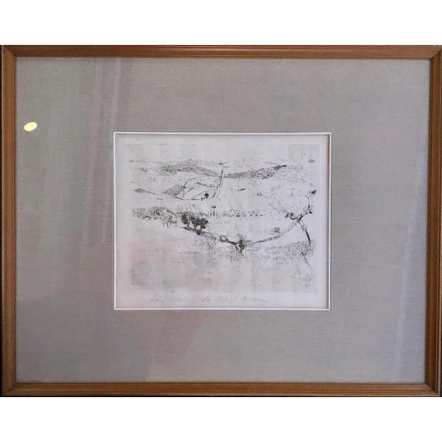 Luigi Bartolini, Landscape: The Road to Ancona, Etching, 1931 For Sale - Image 6 of 6