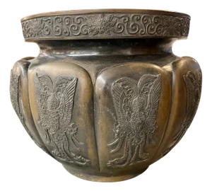 Early 20th Century Asian Bronze Temple Vessel