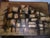 Large vintage mid-century modern painting signed ‘Carlo,’ attributed to Carlo of Hollywood. This striking statement piece...