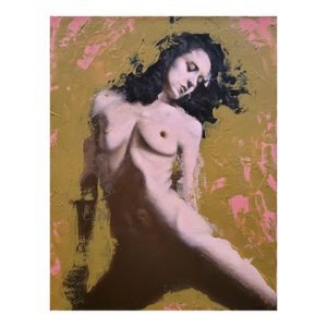Without a Song (Contemporary Impressionist Nude Portrait Painting), Louis Braquet