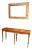 C. 1960s Bodart Parquetry Console Table – French Provincial Style For Sale