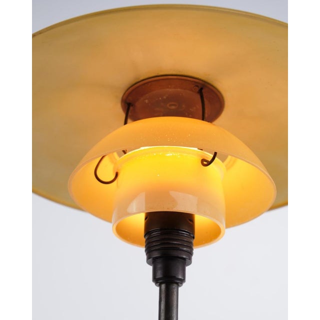 PH 3/2 Table Lamp with Yellow Painted Shades by Poul Henningsen for Louis Poulsen, 1930s For Sale - Image 6 of 10