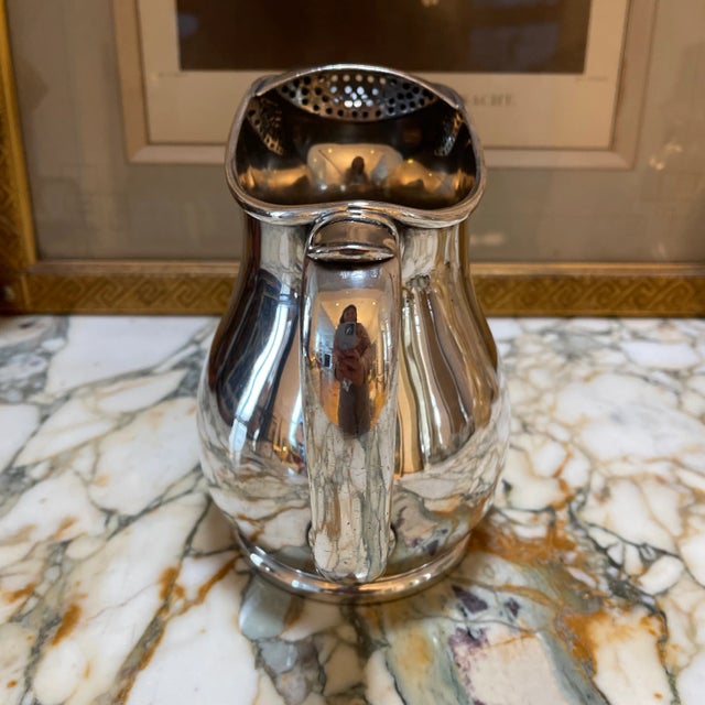 Late 20th Century Vintage Silver Plated Water Pitcher by Reed & Barton For Sale - Image 5 of 10
