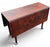 A fine and increasingly scarce English George III period drop-leaf gateleg dining table, handcrafted in solid Cuban...