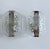 Vintage Bubble Glass and Chrome Sconces, 1970s, Set of 2 For Sale - Image 6 of 15