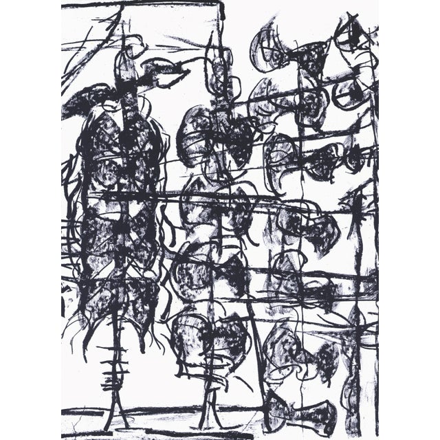Abstract 1979 Lithograph by Jean-Paul Riopelle Untitled I For Sale - Image 3 of 4