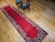 Persian Vintage Persian Kerman Runner Rug, Hand-Knotted Wool, Floral Design, Red & Yellow, 3x13 For Sale - Image 3 of 15