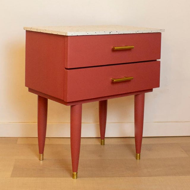 Mid-Century Modern Vintage Nightstand, Spain, 1960s For Sale - Image 3 of 11