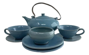 Tea Service by Josef Höhler, Set of 8