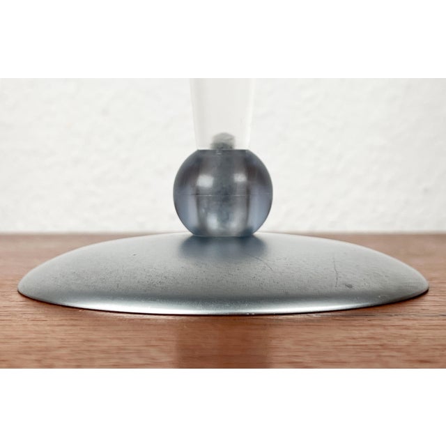 Postmodern Acrylic and Aluminum Candleholder, 1980s For Sale - Image 4 of 13