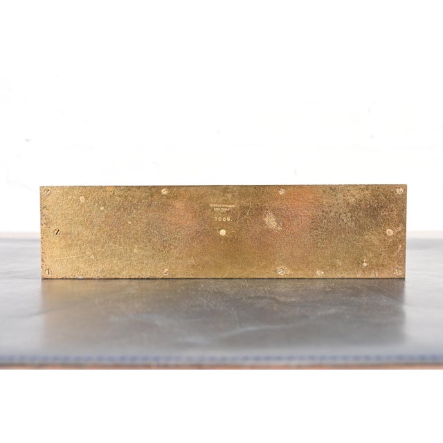 Tiffany Studios New York Zodiac Pattern Bronze Doré Letter Rack For Sale - Image 14 of 17