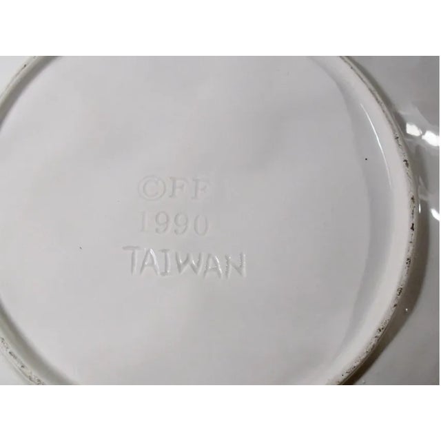 Mid-Century Modern Vintage Fitz & Floyd Apples Salad Plate For Sale - Image 3 of 3