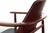 Mid-Century Modern Are Hovmand Olsen Captain's Chair in Teak Denmark For Sale - Image 3 of 8