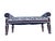 Lewis Mittman Late 20th Century Lewis Mittman Neoclassical Regency Mahogany Bench With Leopard Upholstery For Sale - Image 4 of 17