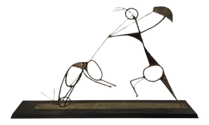1960s Mid-Century Brutalist Sculpture by Sf Bay Area Artist Garry Knox Bennett