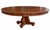 American 1990s Mario A. Genovese Vintage Round Table With Carved Apron For Sale - Image 3 of 9