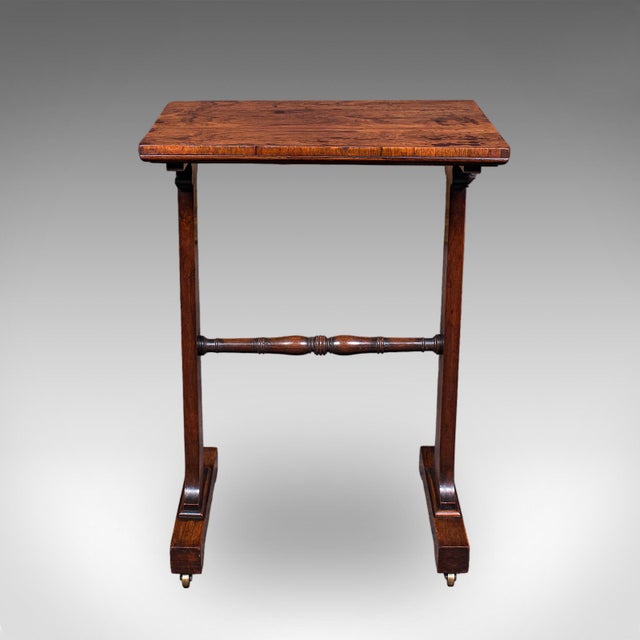 Antique Side Table, English, Morning Room, Lounge, Reading, Serving, Regency For Sale - Image 4 of 10