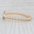 Modern Tirisi 1.01ctw Pave Diamond Heart Bead Bangle Bracelet 18k Gold Magnetic Clasp For Sale - Image 3 of 7
