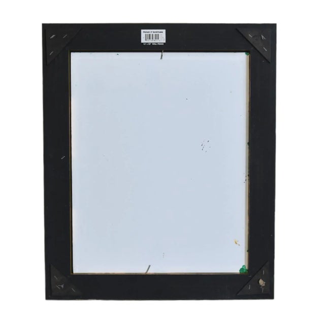 Colorful Bouquet Flowers in Vase Painting Including the Antiqued Gold Wood Frame For Sale In Los Angeles - Image 6 of 7