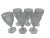 Early 20th Century Fostoria Set of 6 American Clear Water Goblets For Sale - Image 5 of 9