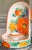 1930's Ditmar Urbach Hand Painted Chamberstick Candle Holder For Sale - Image 11 of 18