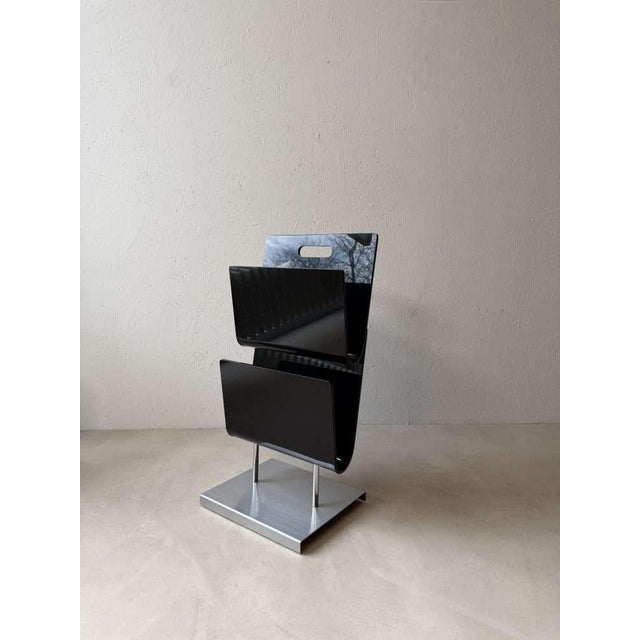 Standing Reading Holder in Acrylic Glass and Chrome, 1980s For Sale - Image 9 of 11