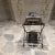 Metal 1920s Neoclassical Antique Cast Iron Vanity Bench Stool by Oscar Bach For Sale - Image 7 of 10